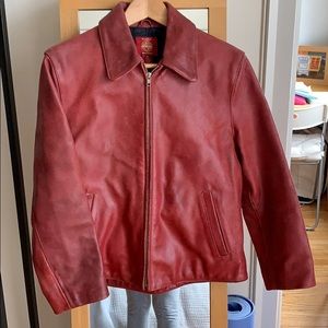 GAP Red Leather Jacket